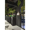SLV Wandleuchte QUADRASS Indoor, E27, schwarz