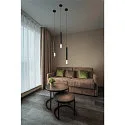 SLV LED Pendelleuchte HELIA AMBIENT 35 Indoor, 9W, 3000K, 425lm, schwarz, ohne Rosette