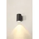 SLV Premium-LED Outdoor Wall luminaire ENOLA ROUND SINGLE CCT, IP65 IK02, L-size, 35W 3000 / 4000K 3100 / 3400lm 38°, CRi>90