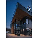 SLV Premium-LED Outdoor Deckenleuchte ENOLA ROUND CCT, IP65 IK02, Größe L, 35W 3000/4000K 2500/2800lm 38, CRi>90, Anthrazit