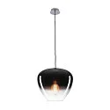 SLV Pendelleuchte PANTILO CONVEX 40 Indoor, E27, chrom, mit Rosette