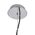 SLV Pendelleuchte PANTILO CONVEX 40 Indoor, E27, chrom, mit Rosette
