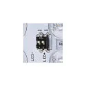 SLV LED Wall / Ceiling luminaire AINOS SQUARE Outdoor, 17W, 1300lm, CCT switch 3000/4000K, white