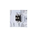 SLV Outdoor LED Wand-/Deckenleuchte AINOS SQUARE, IP65, 30 x 30cm, 17W 3000/4000K (CCT Switch) 1300lm, anthrazit / opal