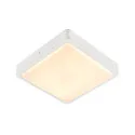 Outdoor LED Wand-/Deckenleuchte AINOS SQUARE SENSOR, IP65, 30 x 30cm, 18W 3000/4000K (CCT Switch) 1300lm, weiß / opal