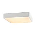 Outdoor LED Wand-/Deckenleuchte AINOS SQUARE SENSOR, IP65, 30 x 30cm, 18W 3000/4000K (CCT Switch) 1300lm, weiß / opal