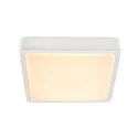 Outdoor LED Wand-/Deckenleuchte AINOS SQUARE SENSOR, IP65, 30 x 30cm, 18W 3000/4000K (CCT Switch) 1300lm, weiß / opal