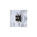 Outdoor LED Wand-/Deckenleuchte AINOS SQUARE SENSOR, IP65, 30 x 30cm, 18W 3000/4000K (CCT Switch) 1300lm, weiß / opal