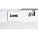 SLV LED Wall luminaire SOMNILA SPOT Indoor, 13W, 3000K, Spot 65lm,  incl. USB port, Spot left, white, back light 646lm
