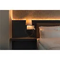 SLV LED Wandleuchte SOMNILA FLEX Indoor, E27, mit LED Spot 65lm, 3000K, weiß, inkl. USB Anschluss, Spot links
