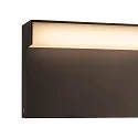 SLV LED Boden-Aufbauleuchte L-LINE OUT 30, IP65 IK02, L-Form 50cm, 11.5W 3000/4000K (CCT Switch) 780/800lm, Anthrazit, 30cm