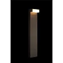 SLV LED Boden-Aufbauleuchte L-LINE OUT FL POLE, IP65 IK02, seitlich, 11.5W 3000/4000K (CCT Switch) 490/530lm, anthrazit, 80cm