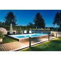 SLV LED Boden-Aufbauleuchte L-LINE OUT FL POLE, IP65 IK02, seitlich, 11.5W 3000/4000K (CCT Switch) 490/530lm, anthrazit, 80cm