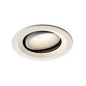 LED Ceiling recessed luminaire NUMINOS DL M, 4000K, IP20, rotatable / pivotable, 55°, 1750lm, UGR 21, white/white