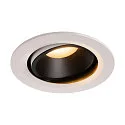 LED Deckeneinbauleuchte NUMINOS DL L, 2700K, IP20, dreh-/schwenkbar, 55°, 2150lm, UGR 22, Weiß / Schwarz
