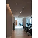 SLV LED Deckeneinbauleuchte NUMINOS DL L, 3000K, IP20, dreh-/schwenkbar, 55°, 2200lm, UGR 19, Weiß / Chrom