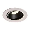 LED Deckeneinbauleuchte NUMINOS DL L, 4000K, IP20, dreh-/schwenkbar, 20°, 2350lm, UGR 20, Weiß / Schwarz