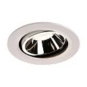 LED Deckeneinbauleuchte NUMINOS DL L, 4000K, IP20, dreh-/schwenkbar, 40°, 2350lm, UGR 18, Weiß / Chrom