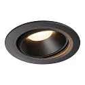 LED Deckeneinbauleuchte NUMINOS DL XL, 3000K, IP20, dreh-/schwenkbar, 20°, 3300lm, UGR 21, Schwarz / Schwarz