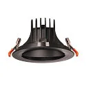SLV LED Deckeneinbauleuchte NUMINOS DL XL, 3000K, IP20, dreh-/schwenkbar, 40°, 3300lm, UGR 21, Schwarz / Schwarz