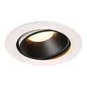 LED Deckeneinbauleuchte NUMINOS DL XL, 3000K, IP20, dreh-/schwenkbar, 20°, 3300lm, UGR 21, Weiß / Schwarz