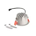 SLV LED Ceiling recessed luminaire NUMINOS DL S, 2700K, IP20, 40°, 720lm, UGR 18, white/white