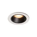 LED Deckeneinbauleuchte NUMINOS DL S, 2700K, IP20, 55°, 670lm, UGR 21, Weiß / Schwarz