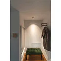 SLV LED Deckeneinbauleuchte NUMINOS DL S, 250mA, CRi >90, IP44 IK02, ohne BG, 8.6W 3000K 690lm 40°, UGR <19, Schwarz / Schwarz
