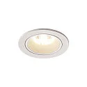 LED Ceiling recessed luminaire NUMINOS DL S, 4000K, IP20, 40°, 790lm, UGR 18, white/white
