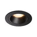 LED Deckeneinbauleuchte NUMINOS DL M, 2700K, IP20, 55°, 1460lm, UGR 21, Schwarz / Schwarz