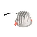 SLV LED Ceiling recessed luminaire NUMINOS DL M, 2700K, IP20, 40°, 1600lm, UGR 19, white/white