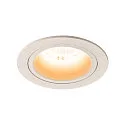 LED Ceiling recessed luminaire NUMINOS DL M, 2700K, IP20, 55°, 1600lm, UGR 20, white/white