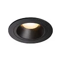 LED Deckeneinbauleuchte NUMINOS DL M, 3000K, IP20, 40°, 1500lm, UGR 20, Schwarz / Schwarz