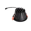 SLV LED Deckeneinbauleuchte NUMINOS DL M, 4000K, IP20, 20°, 1660lm, UGR 17, Schwarz / Chrom