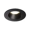 LED Deckeneinbauleuchte NUMINOS DL M, 4000K, IP20, 40°, 1600lm, UGR 20, Schwarz / Schwarz