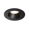 LED Deckeneinbauleuchte NUMINOS DL M, 4000K, IP20, 55°, 1600lm, UGR 21, Schwarz / Schwarz
