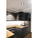 SLV LED Deckeneinbauleuchte NUMINOS DL XL, 3000K, IP20, 55°, 3550lm, UGR 19, Schwarz / Weiß