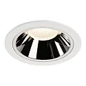 LED Deckeneinbauleuchte NUMINOS DL XL, 4000K, IP20, 40°, 3750lm, UGR 18, Weiß / Chrom