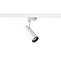 LED 3-Phase luminaire NUMINOS PHASE S, 3000K, 60°, 1020lm, white/black