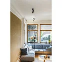 SLV LED Deckenleuchte NUMINOS SPOT PHASE S, 2700K, 60°, 980lm, schwarz / schwarz