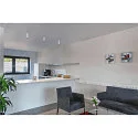SLV LED Deckenleuchte NUMINOS CL PHASE S, 3000K, 36°, 1020lm, weiß / schwarz