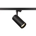 3-Phasen LED Strahler NUMINOS PHASE L, 230V / 700mA, CRi >90, dimmbar, 28W 3000K 2400lm 60°, UGR <22, Schwarz