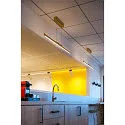 SLV 3-Phasen LED Strahler NUMINOS PHASE L, 230V / 700mA, CRi >90, dimmbar, 28W 3000K 2340lm 24°, UGR <13, Weiß / Schwarz