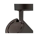 SLV LED Ceiling luminaire NUMINOS SPOT PHASE L, 4000K, 36°, 2620lm, black/black