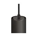 SLV LED Pendant luminaire NUMINOS PD DALI S, 3000K, 24°, 1020lm, black/black