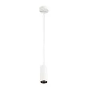 LED Pendelleuchte NUMINOS PD DALI S, 4000K, 24°, 1100lm, weiß / schwarz