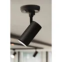 SLV LED 3-Phase luminaire NUMINOS DALI M, 3000K, 60°, 1880lm, black/black
