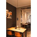 SLV LED Pendant luminaire NUMINOS PD DALI M, 2700K, 36°, 1935lm, black/black