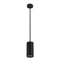 LED Pendant luminaire NUMINOS PD DALI L, 4000K, 60°, 2715lm, black/black