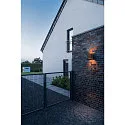 SLV LED Außenwandleuchte RUSTY® UP/DOWN, IP65 IK02, CCT Switch 3000/4000K, FeCSi-Stahl gerostet, Eckig